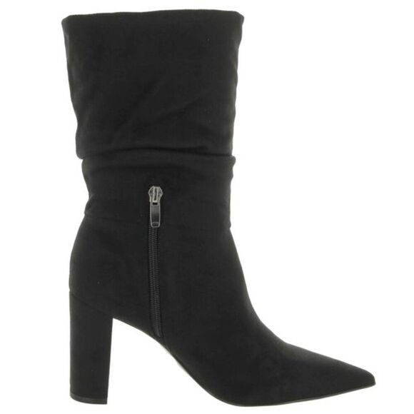 Nine West unni women's block heel slouch booties boots shoes pointed‎ toe 7.5 - Picture 3 of 7
